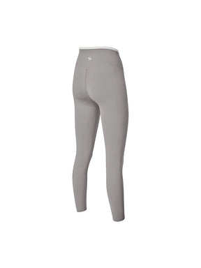 オーバーラップ 配色ライン レギンス