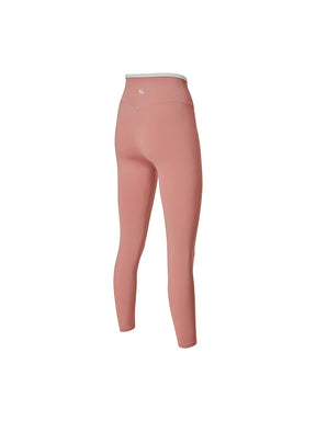 オーバーラップ 配色ライン レギンス