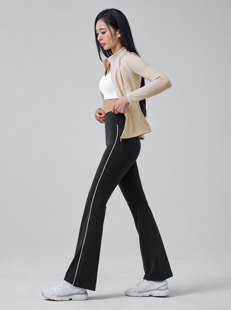 コンフォートファイン サイドパイピング  フレアレギンス