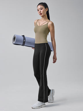 コンフォートファイン サイドパイピング  フレアレギンス