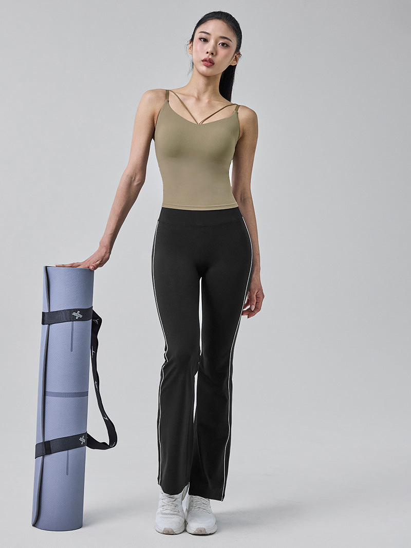 コンフォートファイン サイドパイピング  フレアレギンス