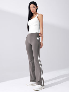 コンフォートファイン サイドライン フレアレギンス ショート丈&ロング丈