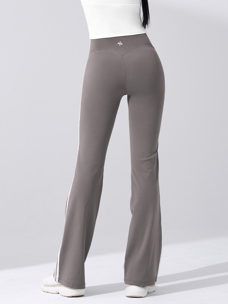 コンフォートファイン サイドライン フレアレギンス ショート丈&ロング丈