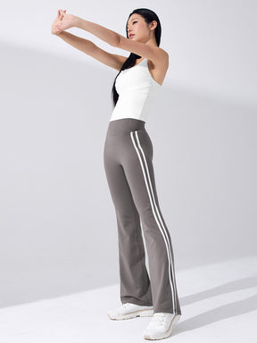 コンフォートファイン サイドライン フレアレギンス ショート丈&ロング丈