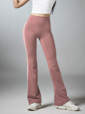 コンフォートファイン サイドライン フレアレギンス ショート丈&ロング丈