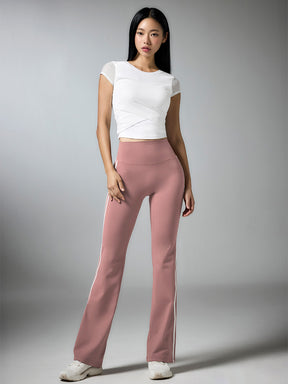 コンフォートファイン サイドライン フレアレギンス ショート丈&ロング丈