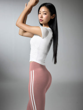 コンフォートファイン サイドライン フレアレギンス ショート丈&ロング丈