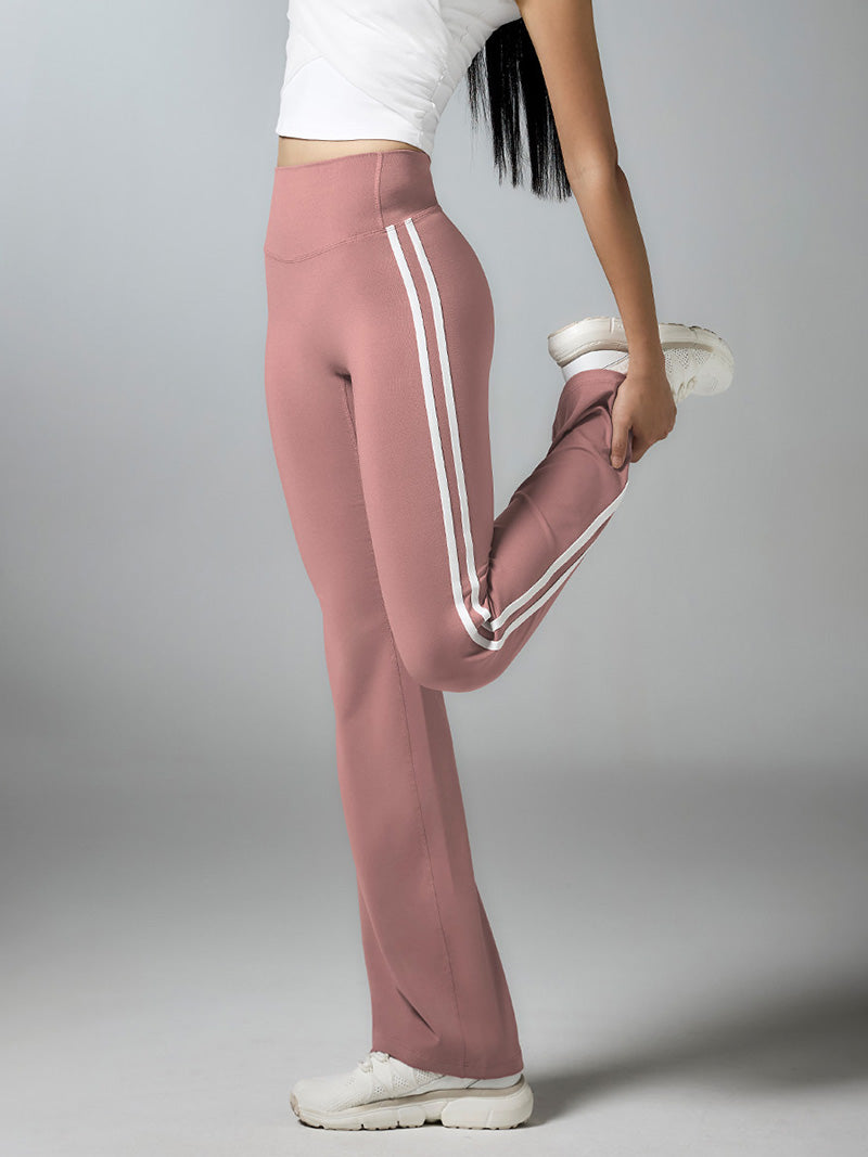 コンフォートファイン サイドライン フレアレギンス ショート丈&ロング丈