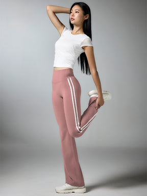 コンフォートファイン サイドライン フレアレギンス ショート丈&ロング丈