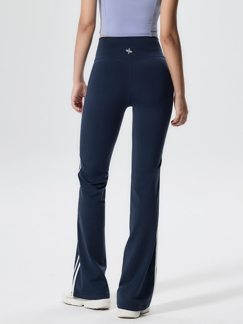 コンフォートファイン サイドライン フレアレギンス ショート丈&ロング丈