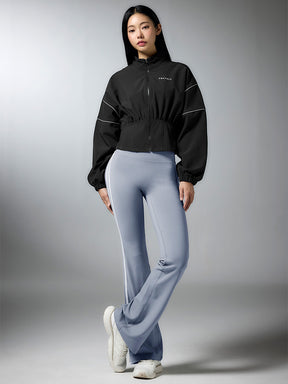 コンフォートファイン サイドライン フレアレギンス ショート丈&ロング丈