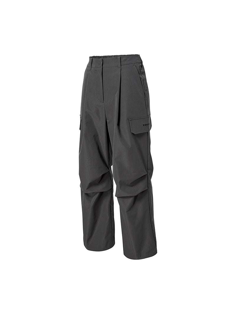 リップストップ カーゴ風 ワイドパンツ
