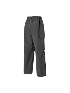 リップストップ カーゴ風 ワイドパンツ