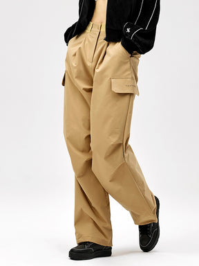 リップストップ カーゴ風 ワイドパンツ