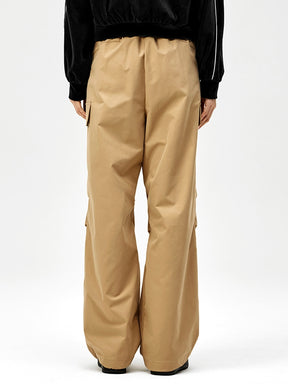 リップストップ カーゴ風 ワイドパンツ