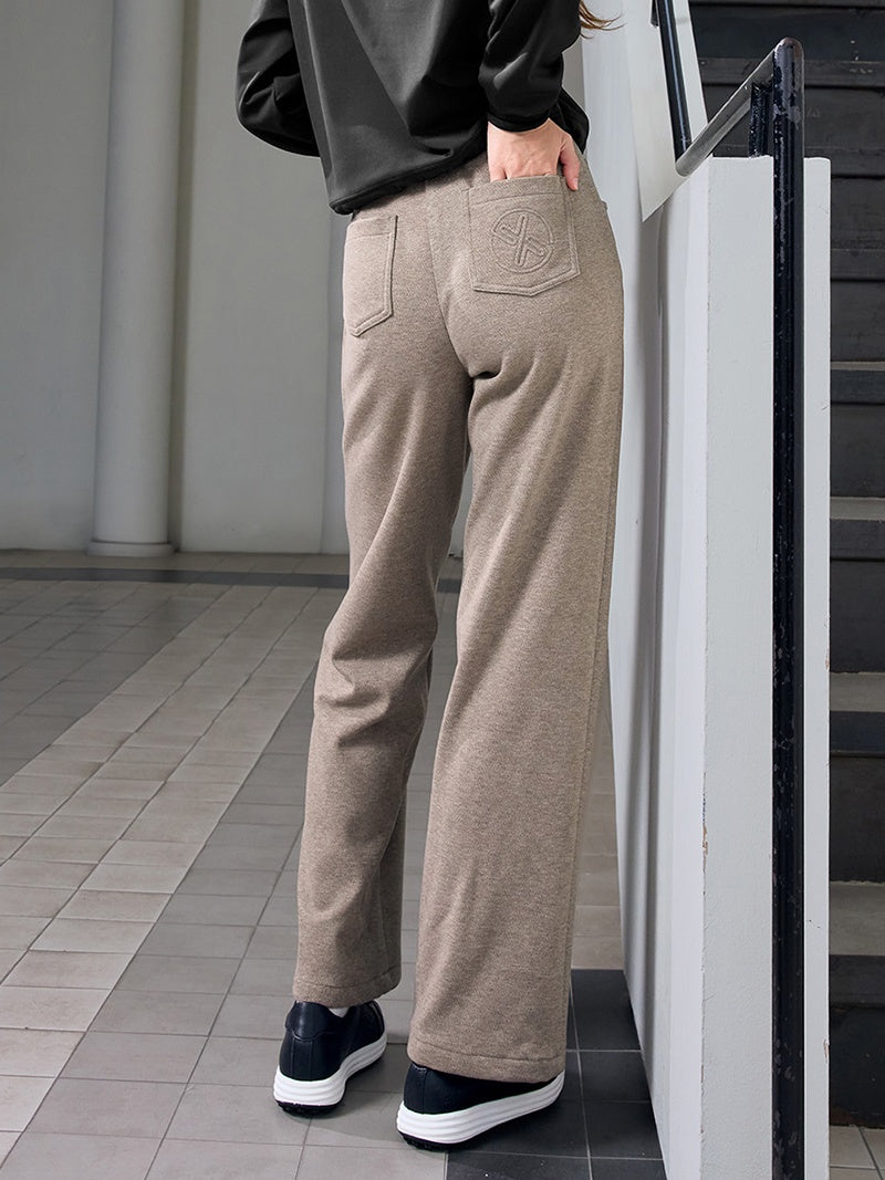 ソフトツイル セミワイドパンツ