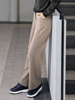 ソフトツイル セミワイドパンツ