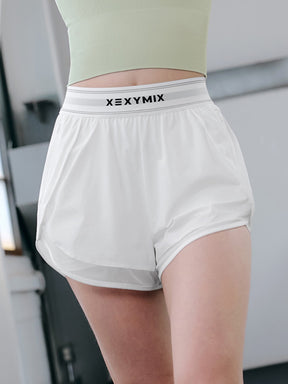 ウーブン ロゴ入りバンド 2in1 ショートパンツ