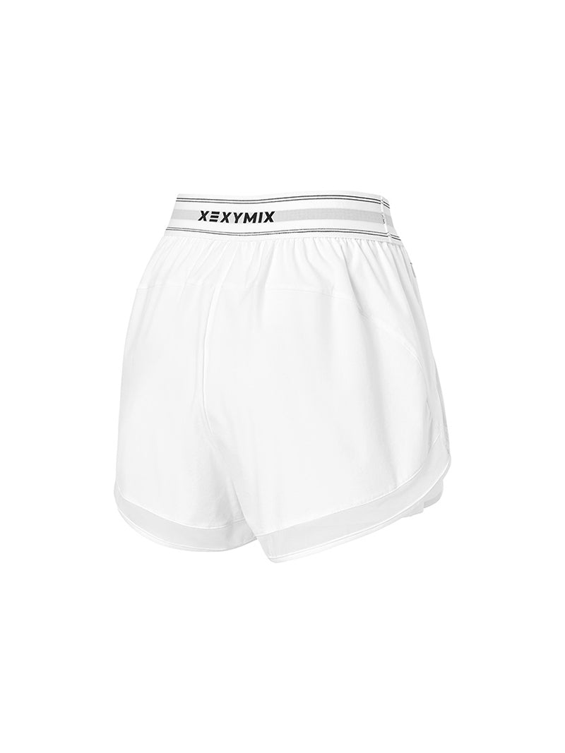 ウーブン ロゴ入りバンド 2in1 ショートパンツ