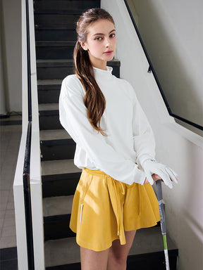 コーデュロイ フレア キュロットパンツ