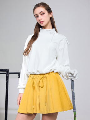 コーデュロイ フレア キュロットパンツ