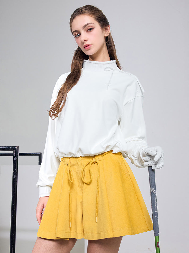 コーデュロイ フレア キュロットパンツ