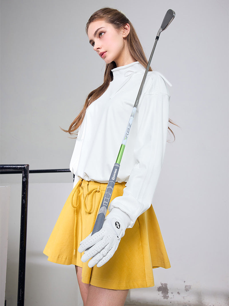 コーデュロイ フレア キュロットパンツ