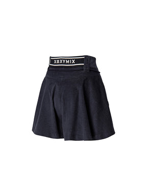 コーデュロイ フレア キュロットパンツ