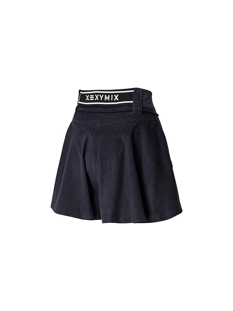 コーデュロイ フレア キュロットパンツ