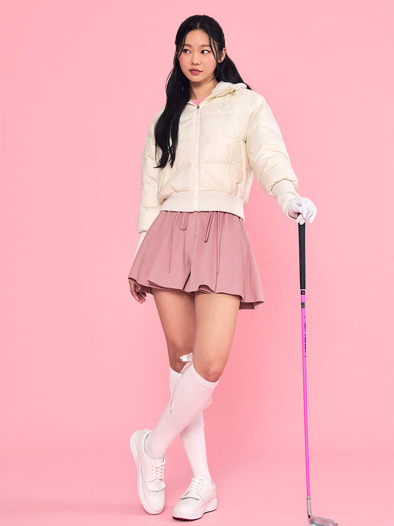 コーデュロイ フレア キュロットパンツ