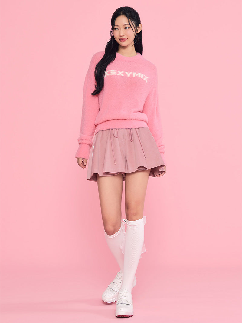 コーデュロイ フレア キュロットパンツ