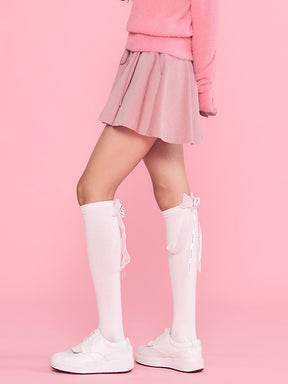 コーデュロイ フレア キュロットパンツ