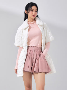 コーデュロイ フレア キュロットパンツ