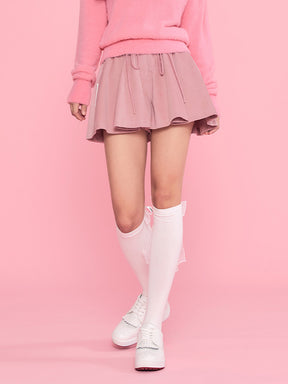 コーデュロイ フレア キュロットパンツ