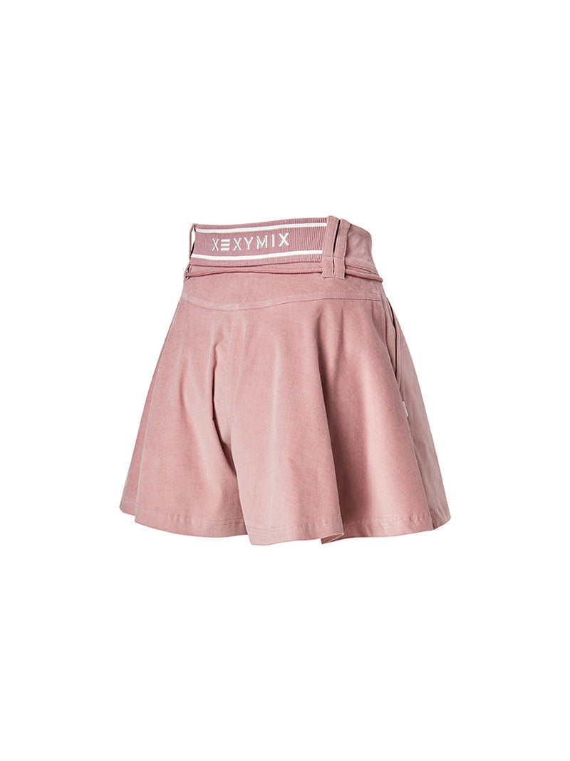 コーデュロイ フレア キュロットパンツ