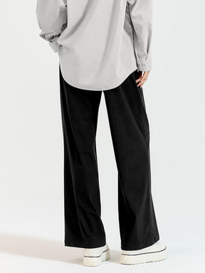 ロゴ入りバンド ワイドパンツ