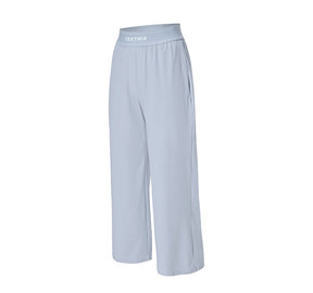 ロゴ入りバンド ワイドパンツ