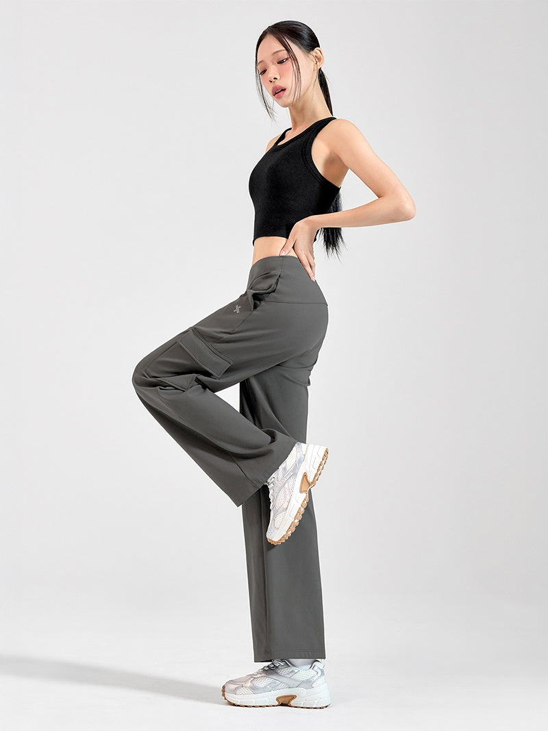 【裏起毛】ホールディングウォーム カーゴ ワイドパンツ