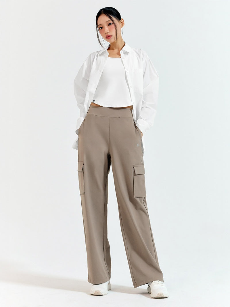 【裏起毛】ホールディングウォーム カーゴ ワイドパンツ