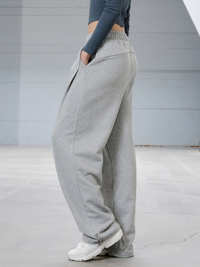ソフトタッチ タック入り ワイドパンツ (単品)