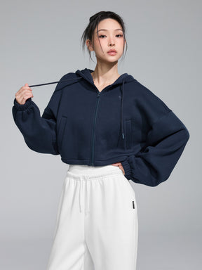 ウォームソフト オーバーサイズ ジップアップパーカー (単品)