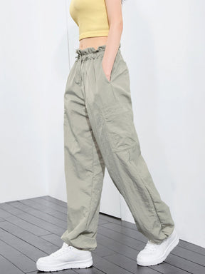 ウエストポイント カーゴ風 ワイドパンツ