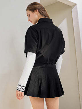 コンフォート ニット プリーツ スカート