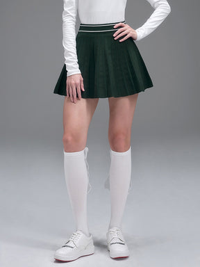 コンフォート ニット プリーツ スカート