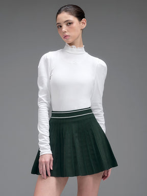 コンフォート ニット プリーツ スカート