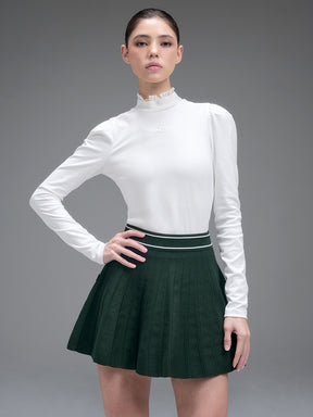 コンフォート ニット プリーツ スカート