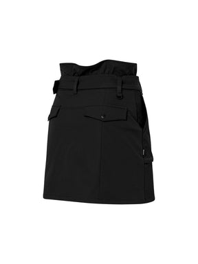 アウトポケット ベルト付き スカート