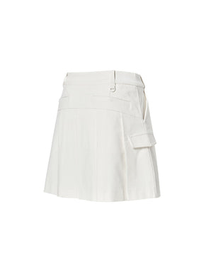 コーデュロイ バックプリーツ スカート