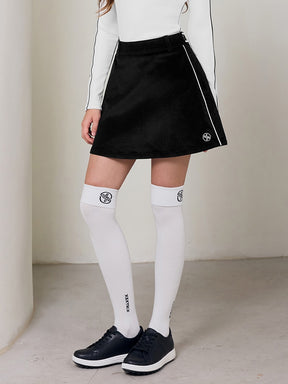 コーデュロイ 配色パイピング スカート (単品)