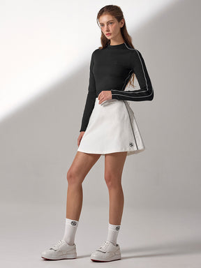 コーデュロイ 配色パイピング スカート (単品)